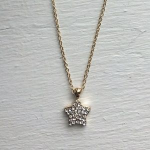 gold star necklace